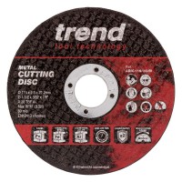 Trend AD/C115/25/M 115x2.5x22.2mm Metal Cut Disc 10PK £13.29